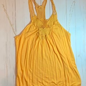 Embroidered Crochet Top by BF Love